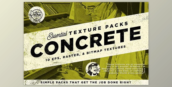 Download Retrosupply – Concrete Textures Pack for Photoshop