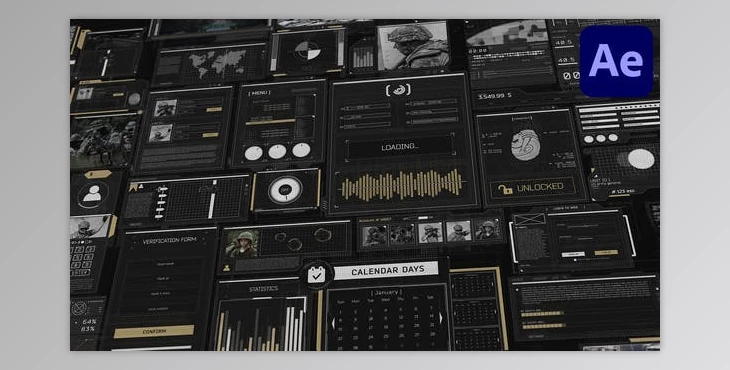 Download HUD Pack | Part 5 (Videohive 38637830) - AE Project