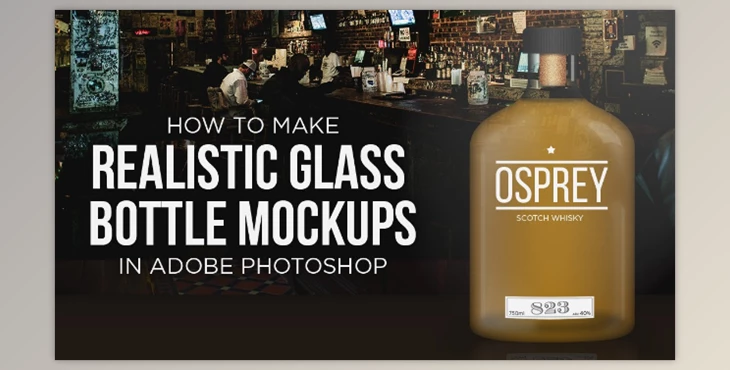 Download How to Create a Realistic Glass Bottle Mockup in Adobe Photoshop