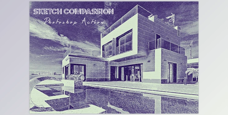 Download Sketch Compassion Photoshop Action CreativeMarket - 7371996