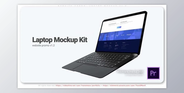 Download Website Promo. Laptop Mockup v1.2 (Videohive 38670799)