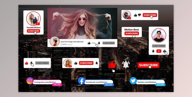 Download Youtube Subscribe (Videohive 37049606)