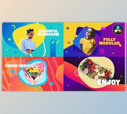 Download Smooth Colorful Slideshow | DaVinci Resolve (Videohive 38490186)
