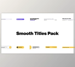 Download Smooth Titles for Davinci Resolve (Videohive 38546166)
