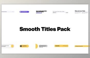 Download <span class='badge badge-warning'>Smooth</span> Titles for Davinci Resolve (Videohive 38546166)