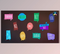 Download Speech Bubbles [Davinci Resolve] (Videohive 38575655)