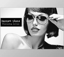 Download Pattern Sketch Photoshop Action CreativeMarket - 7377267