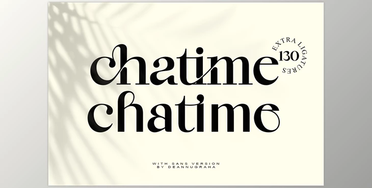 Download Chatime – A Bold Ligature Font