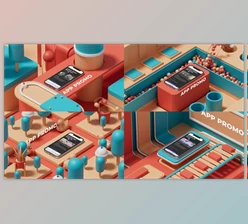 Download Isometric Phone Display (Videohive 38649191) - AE Project
