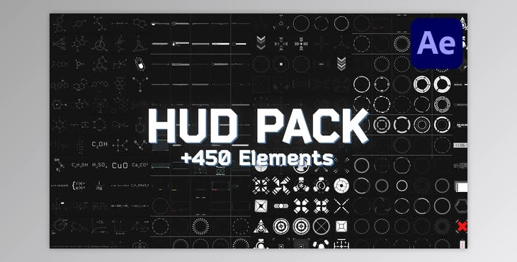 Download HUD Pack | Part 6 (Videohive 38668272) - AE Project