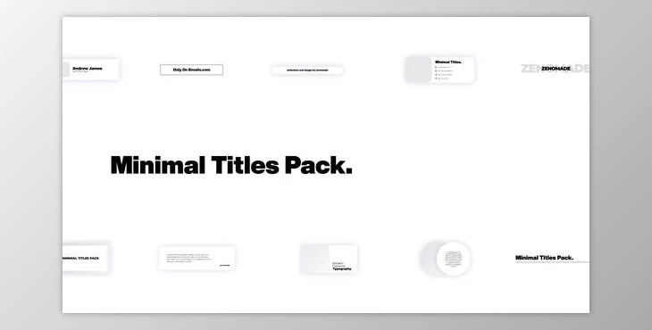 Download Minimal Titles for Davinci Resolve (Videohive 38601255)