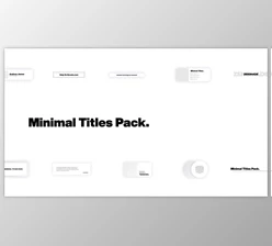 Download Minimal Titles for Davinci Resolve (Videohive 38601255)