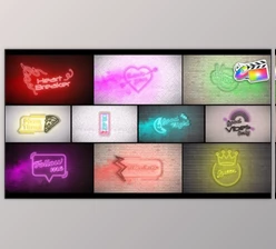 Download Videohive Neon Titles for FCPX 38665771