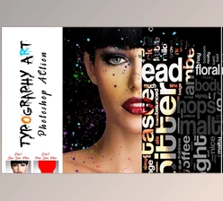 Download Typography Art Photoshop Action CreativeMarket - 7380108
