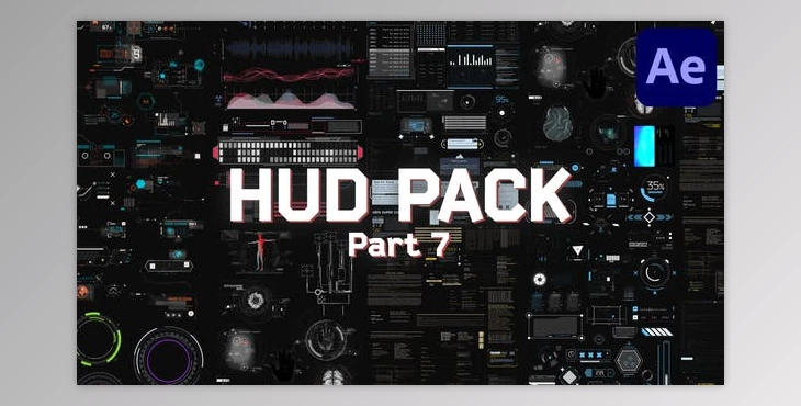 Download HUD Pack | Part 7 (Videohive 38698423) - AE Project