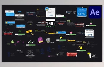 Download <span class='badge badge-warning'>Streamer</span> Pack – Donations, Banners, Countdowns, Links (Videohive 38726217) - AE Project