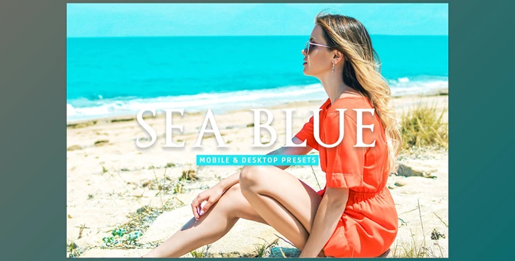 Download Sea Blue Pro Lightroom Presets CreativeMarket - 7387226