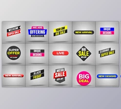 Download 3D Promo Tags V1 (Videohive 38542097) - AE Project