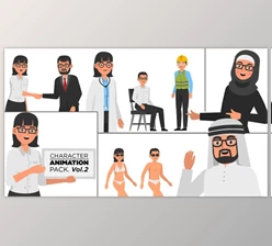 Download Character Animation Pack Vol.2 (Videohive 23749871) - AE Project