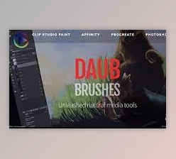Download DAUB Superbundle – 514 + Pro Tools and 60 Textures for Clip Studio Paint
