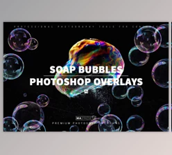 Download 130 SOAP BUBBLES OVERLAYS