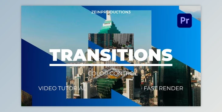Download Transitions – Premiere Pro (Videohive 38742544) - PR Project