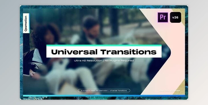 Download Universal Transitions For Premiere Pro (Videohive 38731359) - PR Project