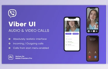 Download Viber UI – Audio & Video Calls | Premiere Pro (<span class='badge badge-warning'>Videohive</span> 38714924) - PR <span class='badge badge-warning'>Project</span>