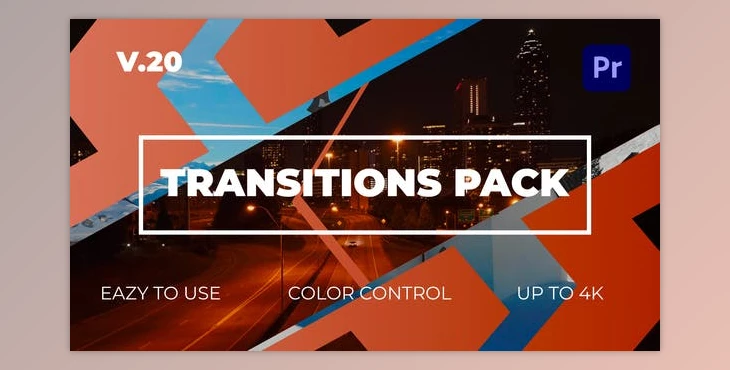 Download Transitions Pack | Premiere Pro (Videohive 38725250) - PR Project