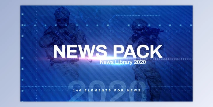 Download News Library 2020 Broadcast Pack Mogrt (Videohive 23384093) - PR Project