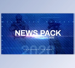 Download News Library 2020 Broadcast Pack Mogrt (Videohive 23384093) - PR Project