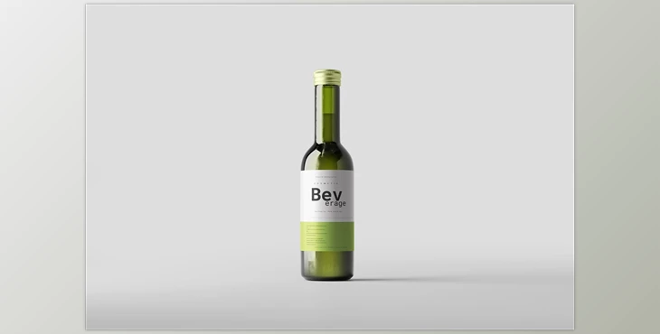 Download Quarter Mini Bottle Mock-Up CreativeMarket - 7402720