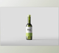 Download Quarter Mini Bottle Mock-Up CreativeMarket - 7402720