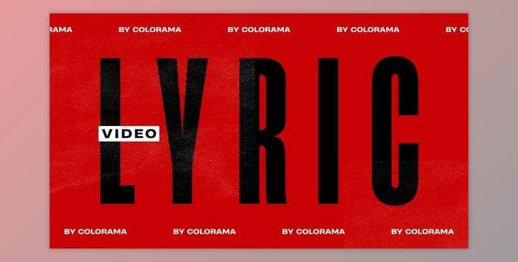 Download Lyric Video (Videohive 38463443) - AE Project