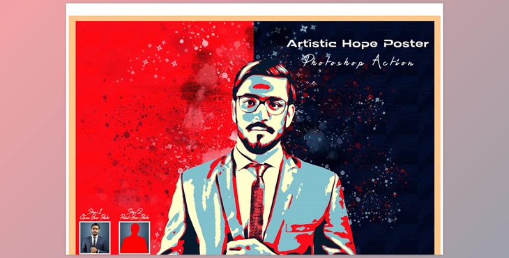 Download Artistic Hope Poster PS Action CreativeMarket - 7407307