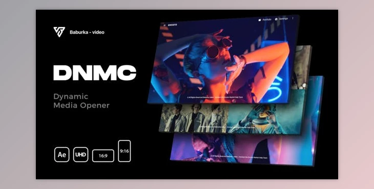 Download Dynamic Media Opener | DNMC (Videohive 38230744) - AE Project