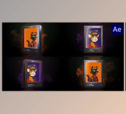 Download NFT 3d Card for After Effects (Videohive 38781066) - AE Project