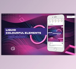 Download Liquid and Colourful Elements Posts (Videohive 38710528)