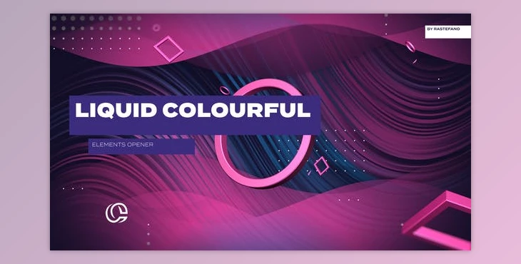 Download Liquid and Colourful Elements Typography (Videohive 38710095)