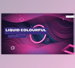 Download Liquid and Colourful Elements Typography (Videohive 38710095)
