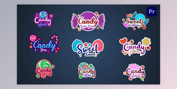 Download Candy Titles [Premiere Pro] (Videohive 38750189)