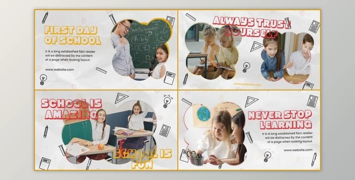 Download Back To School – Creative Opener (Videohive 38869339) - AE Project