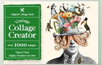 Download Vintage Collage <span class='badge badge-warning'>Creator</span> 1000+ Images – CreativeMarket - 6997183