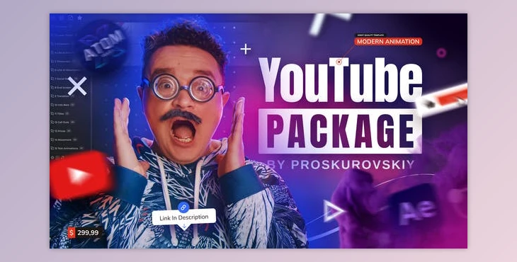 Download Videohive YouTube Essential Library | After Effects 38510264