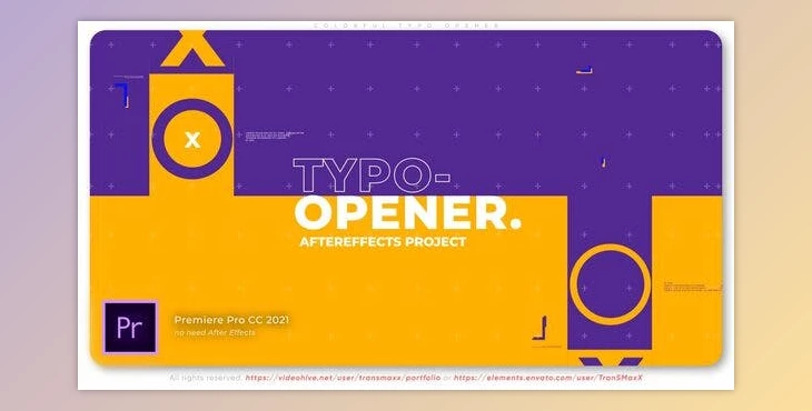 Download Colorful Typo Opener (Videohive 38759562)