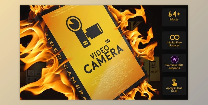Download Video Camera Kit | Big Pack of Camera Presets for After Effects (Videohive 25639477) - AE Project