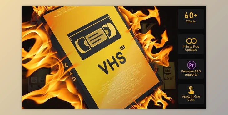 Download VHS Kit | Big Pack of VHS Presets for After Effects (Videohive 25595527) - AE Project