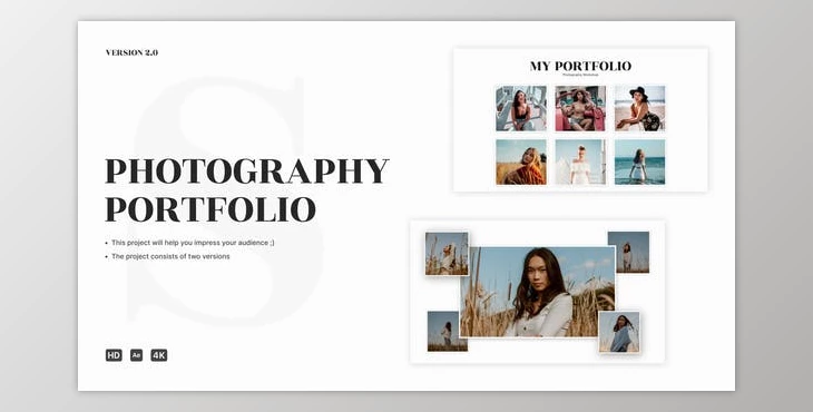Download Photography Portfolio 2.0 (Videohive 38747719) - AE Project
