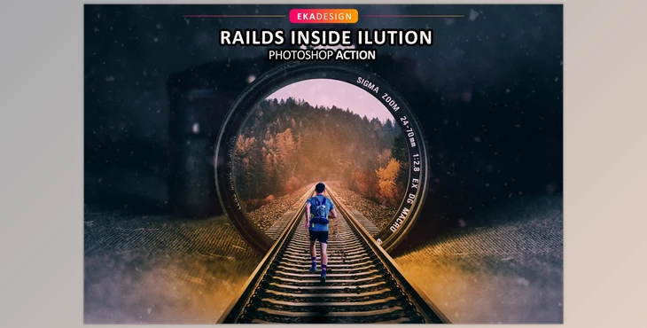 Download Rails Inside Ilution CreativeMarket - 6675707