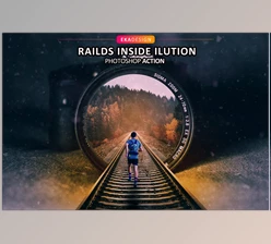 Download Rails Inside Ilution CreativeMarket - 6675707